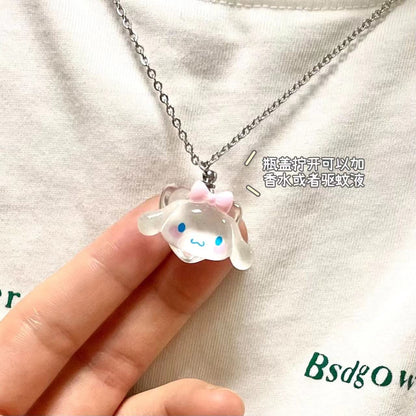 Sanrio Hello Kitty Ashes Perfume Keep Storage Necklace