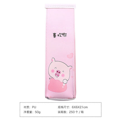 Stationery cute milk pencil bag