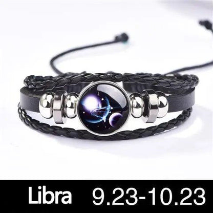 12 Constellation Leuchtendes Paararmband