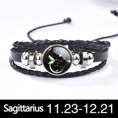 12 Constellation Leuchtendes Paararmband