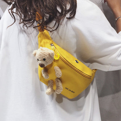 2020 Fashion cute bear chest bag