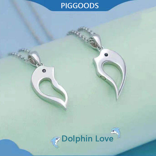 PIGGOODS Dolphin Love Magnetische Halsketten