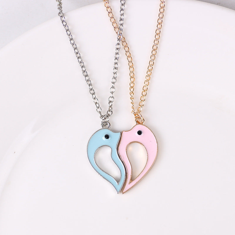 PIGGOODS Dolphin Love Magnetic Necklaces