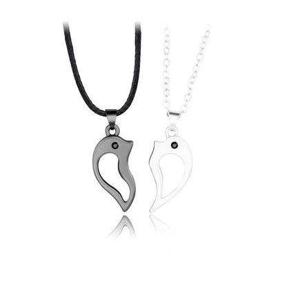 PIGGOODS Dolphin Love Magnetic Necklaces