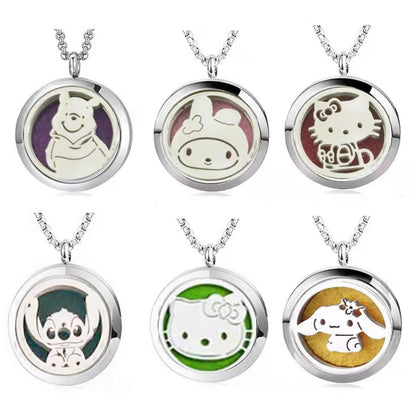 Sanrio Hello Kitty Aromatherapy Necklace Add Perfume Mosquito Repellent