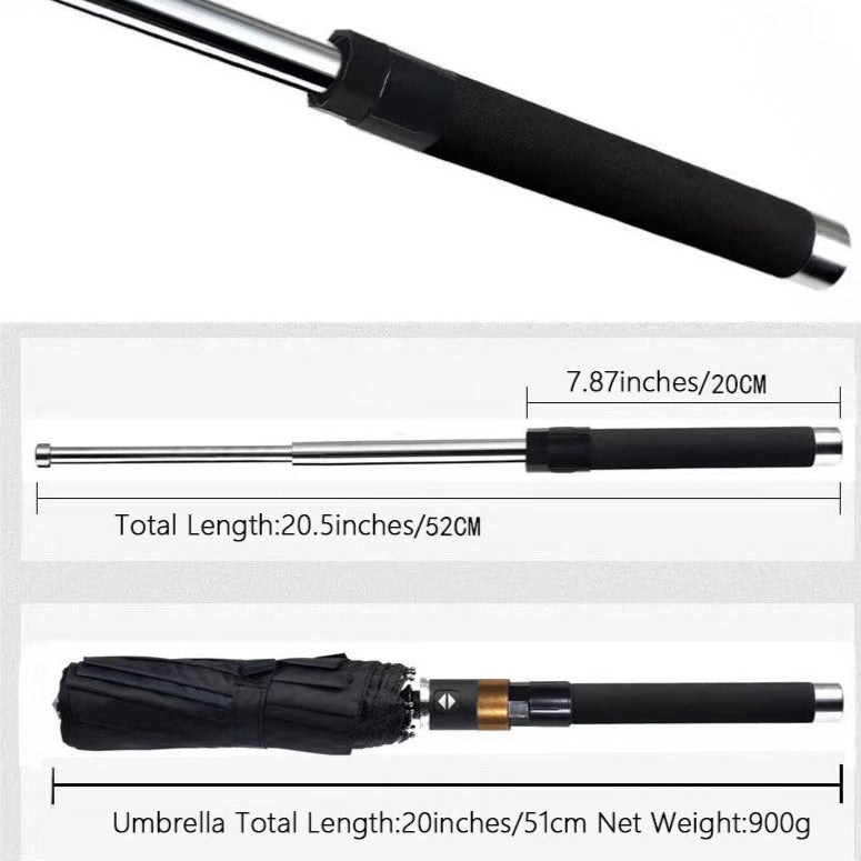 Auto Umbrella with Hidden Baton