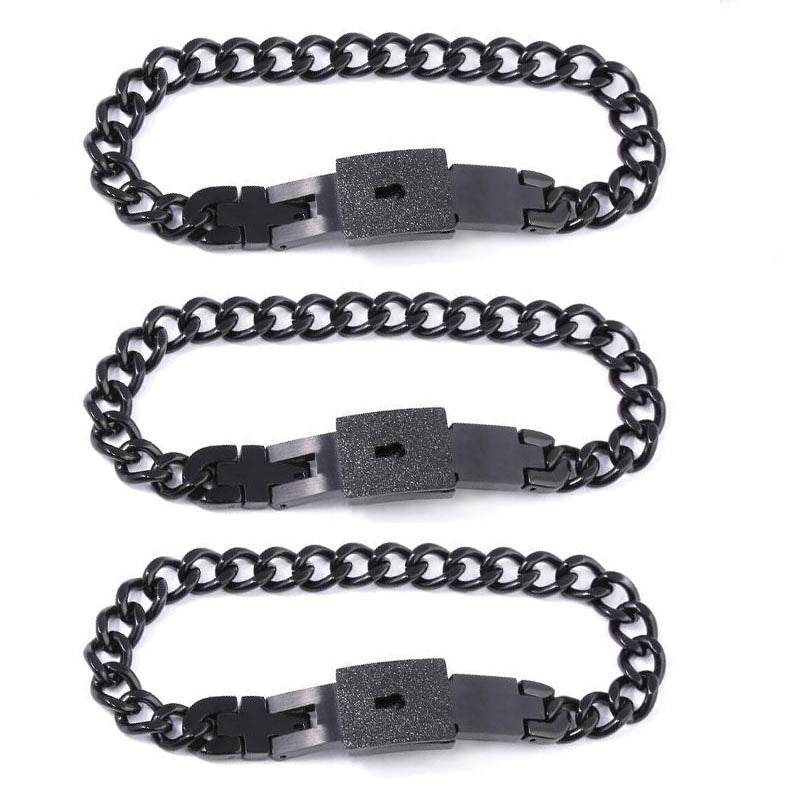 3BFFs sperren sich gegenseitig Armbänder