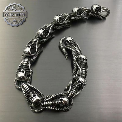 Vintage Cobra Titanium Steel Bracelet