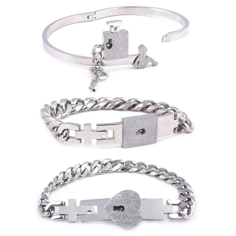 3BFFs sperren sich gegenseitig Armbänder