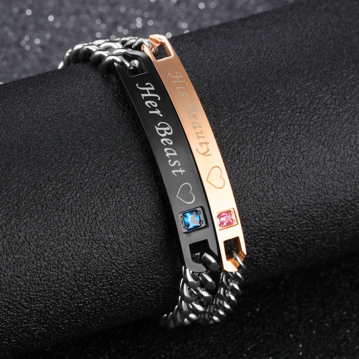 Beauty&amp;Beast King&amp;Queen Paare passendes Armband