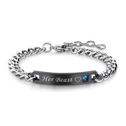 Beauty&amp;Beast King&amp;Queen Paare passendes Armband