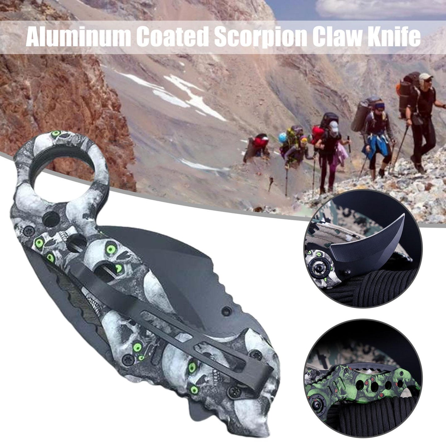 Scorpion Claw Knife Outdoor Selbstverteidigung Jagd Survival Camping Messer