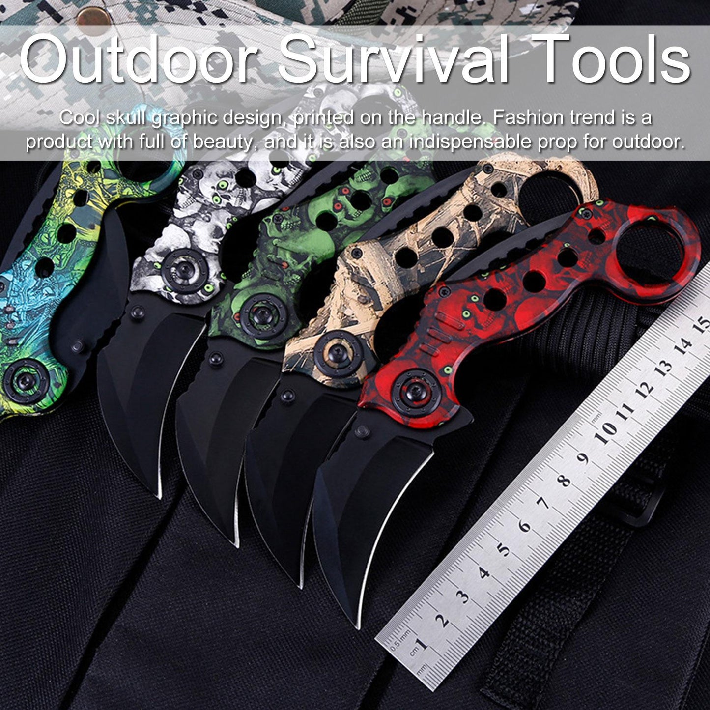 Scorpion Claw Knife Outdoor Selbstverteidigung Jagd Survival Camping Messer