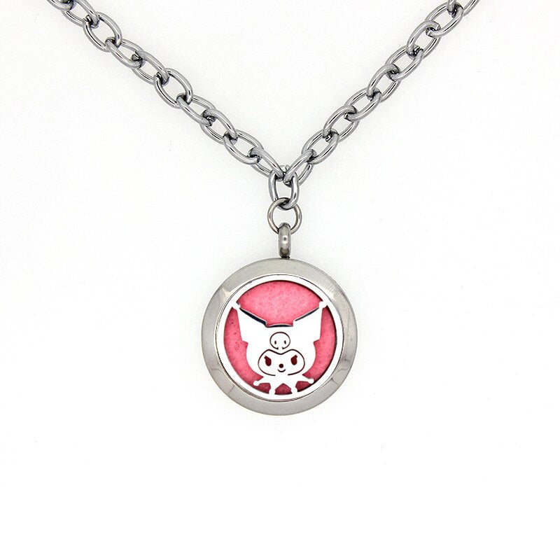 Sanrio Hello Kitty Aromatherapy Necklace Add Perfume Mosquito Repellent