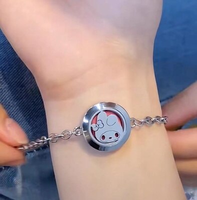 Sanrio Hello Kitty Aromatherapie-Armband mit Parfüm Mückenschutz