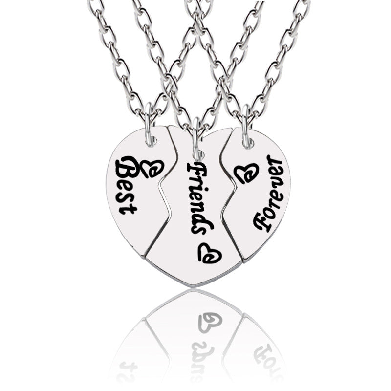 Best Friend Series BFF Necklace For 2-8 BFs