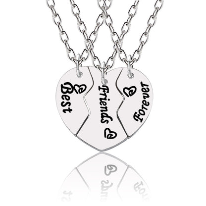 Best Friend Series BFF Necklace For 2-8 BFs