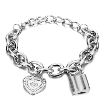 Punk-Liebes-Herz-Armbänder