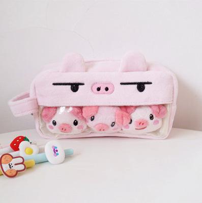 Plush Cute Pencil Case Kawaii Large Capacity Pencilcase