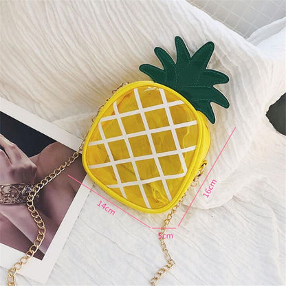 Pineapple Shoulder Bag Jelly Bag