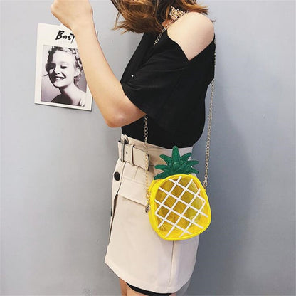 Pineapple Shoulder Bag Jelly Bag