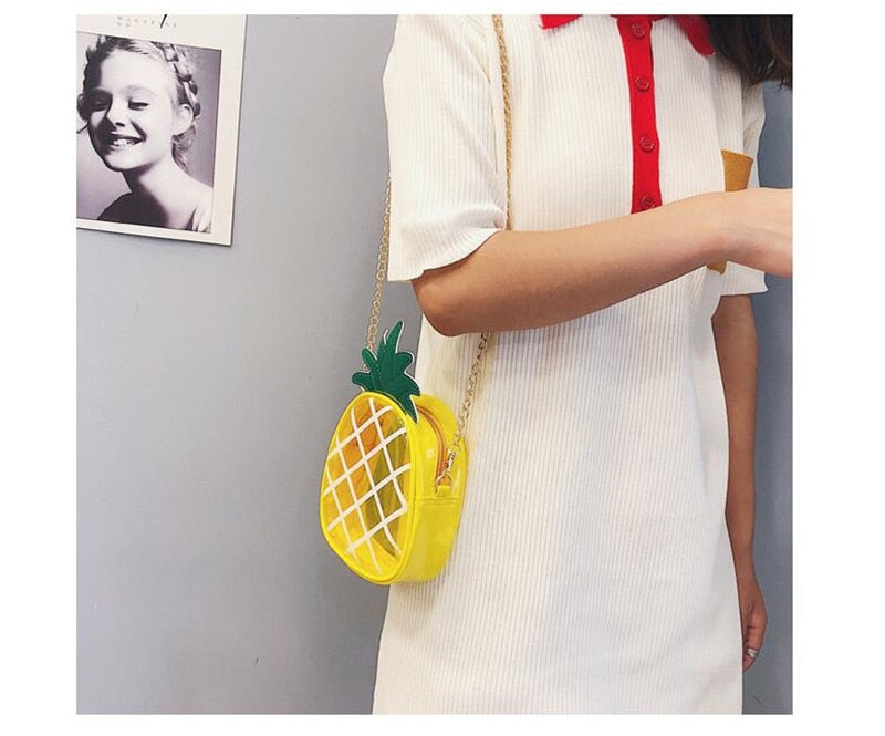 Ananas Umhängetasche Jelly Bag