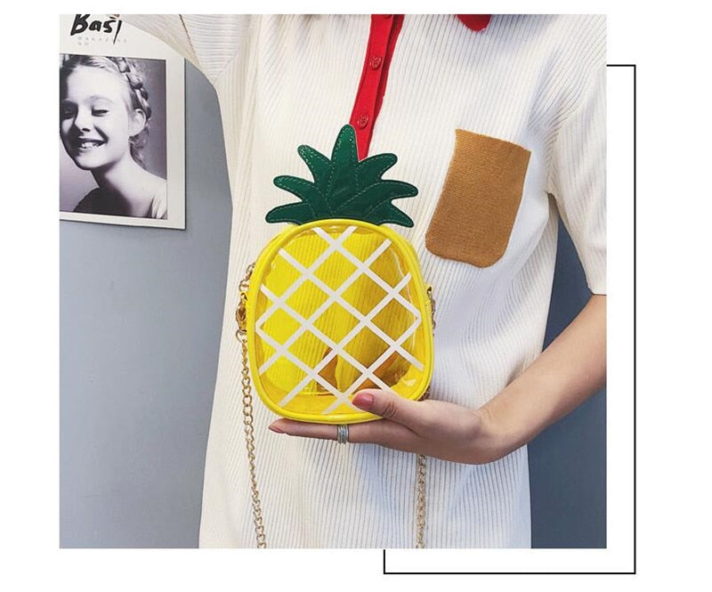 Pineapple Shoulder Bag Jelly Bag