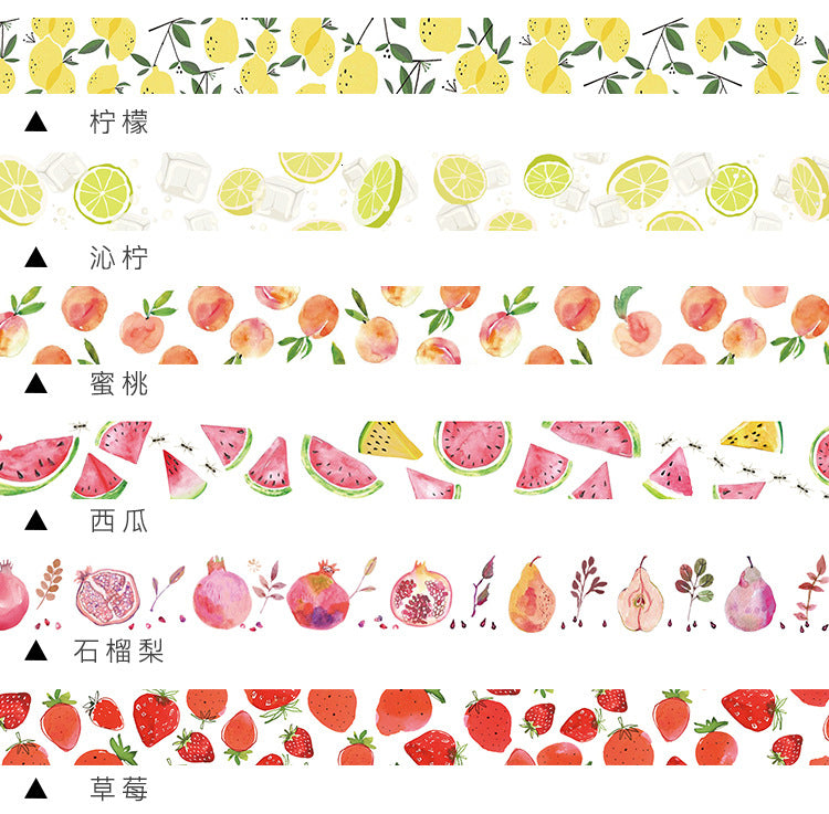 Sommer Obst Washi Tape 1PCS