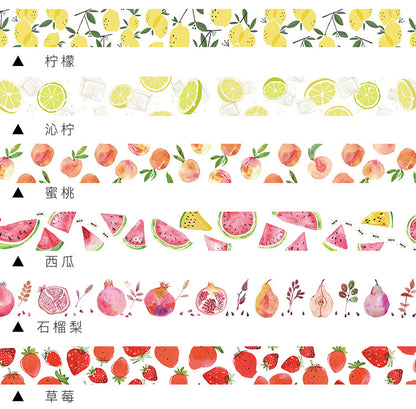 Sommer Obst Washi Tape 1PCS