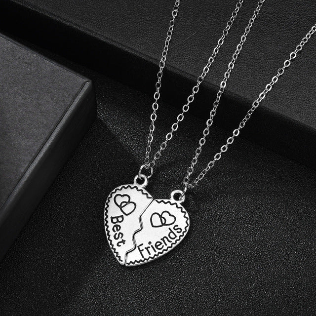 2-4Pcs/set Best Friend Necklace