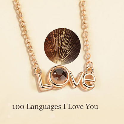 100 Languages I love You Necklace