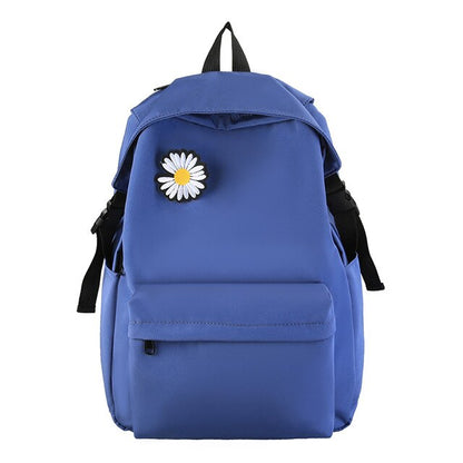 Young Girl School Bags With Chrysanthemum Decoration