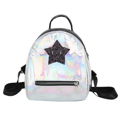 Wild Color Stars Multifunktionsrucksack mit Reißverschluss