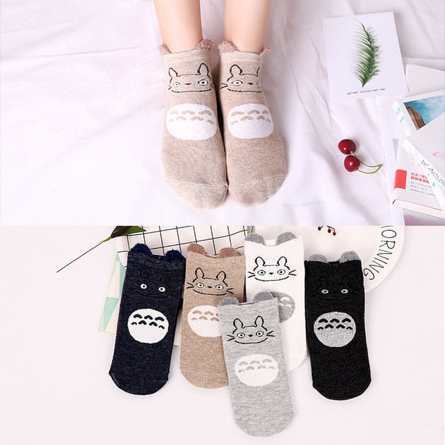 5 Pairs Lot Cotton Women Socks