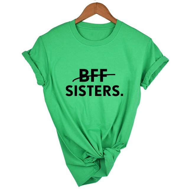 1 x BFF SISTERS Buchstaben, die passendes T-Shirt bedrucken