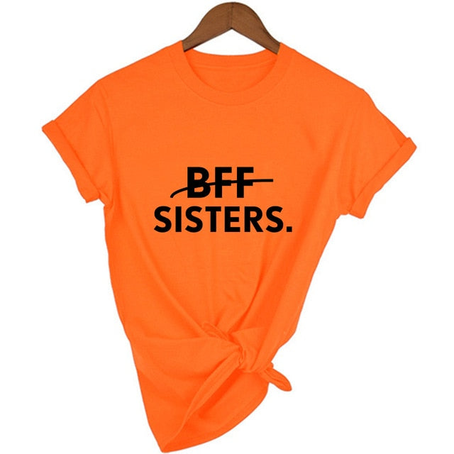 1 x BFF SISTERS Buchstaben, die passendes T-Shirt bedrucken