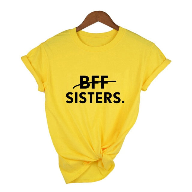 1 x BFF SISTERS Buchstaben, die passendes T-Shirt bedrucken