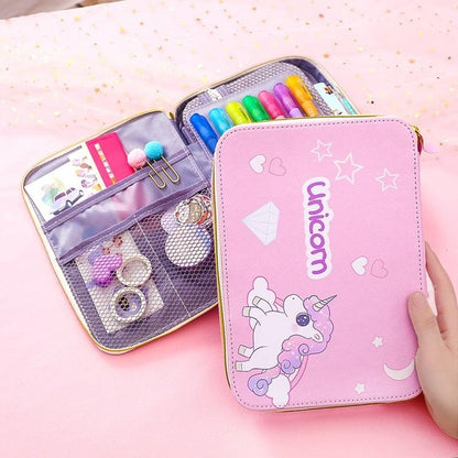 Unicorn Large Capacity Pencil Case