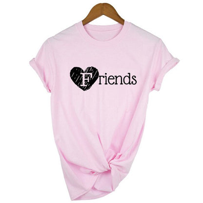 1 Pcs Best Friend Forever BFF Letter Print Matching T Shirts