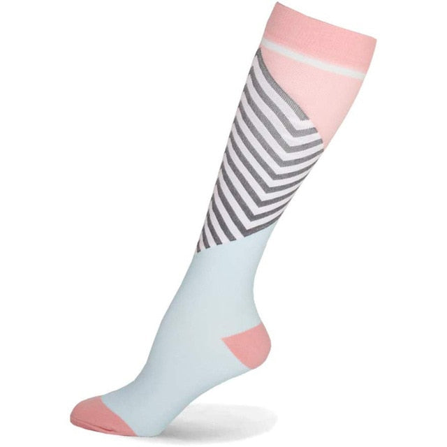 40 Arten Hochwertige Unisex-Kompressionsstrümpfe Radsocken Fit