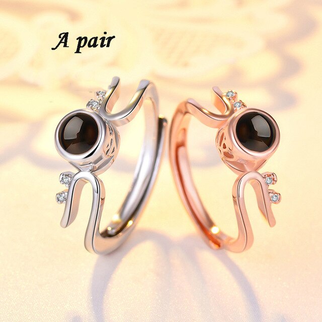 100 Sprachen Ich liebe dich Ringe