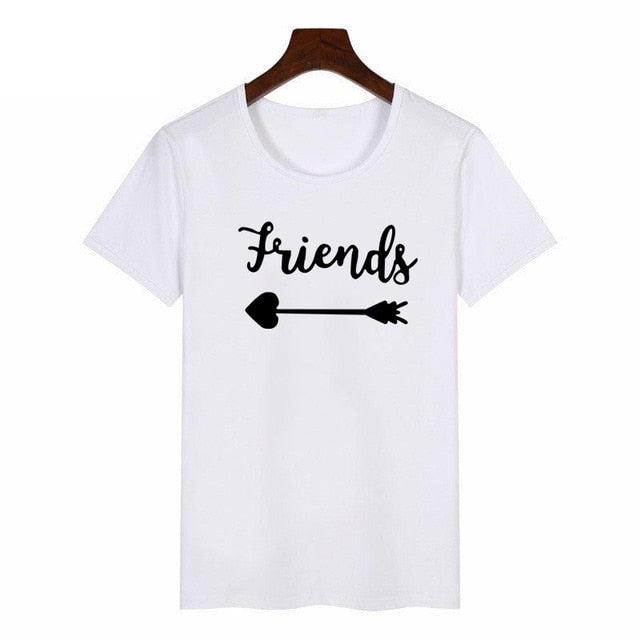 Frauen-nettes bestes Freund-passendes T-Shirt BFF-T-Shirt Frauen-Liebhaber-T-Shirt Mein bester Freund-Druck-T-Shirt Femme-Kleidung