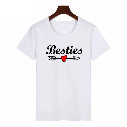 Frauen-nettes bestes Freund-passendes T-Shirt BFF-T-Shirt Frauen-Liebhaber-T-Shirt Mein bester Freund-Druck-T-Shirt Femme-Kleidung