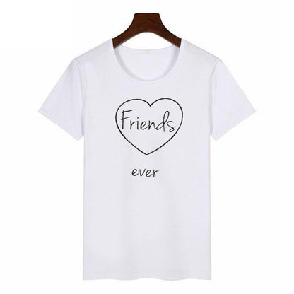 Frauen-nettes bestes Freund-passendes T-Shirt BFF-T-Shirt Frauen-Liebhaber-T-Shirt Mein bester Freund-Druck-T-Shirt Femme-Kleidung