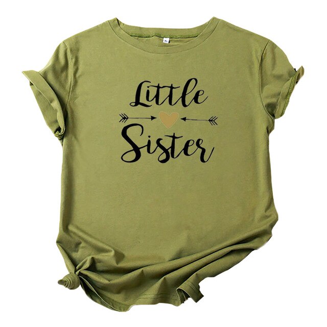 Big Sister Lettle Sister Best Friends T-Shirt BFF Matching