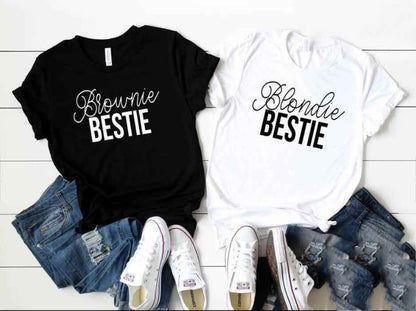 Stay True Brownie Bestie Blondie Bestie Bester Freund Shirts Passende T-Shirts