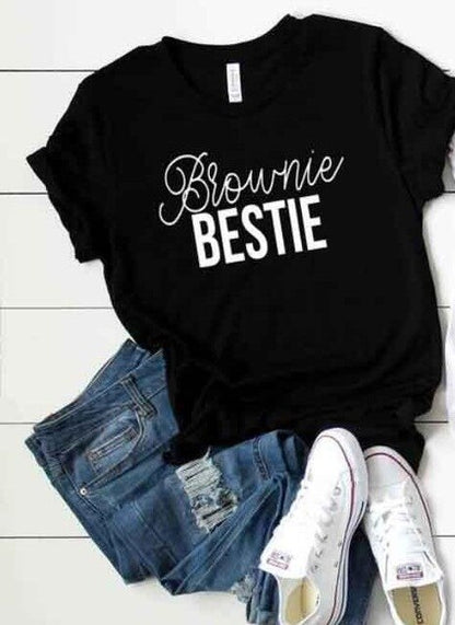 Stay True Brownie Bestie Blondie Bestie Bester Freund Shirts Passende T-Shirts