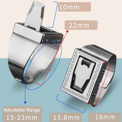 Selbstverteidigung versteckter Messerring Outdoor-Multifunktionsring